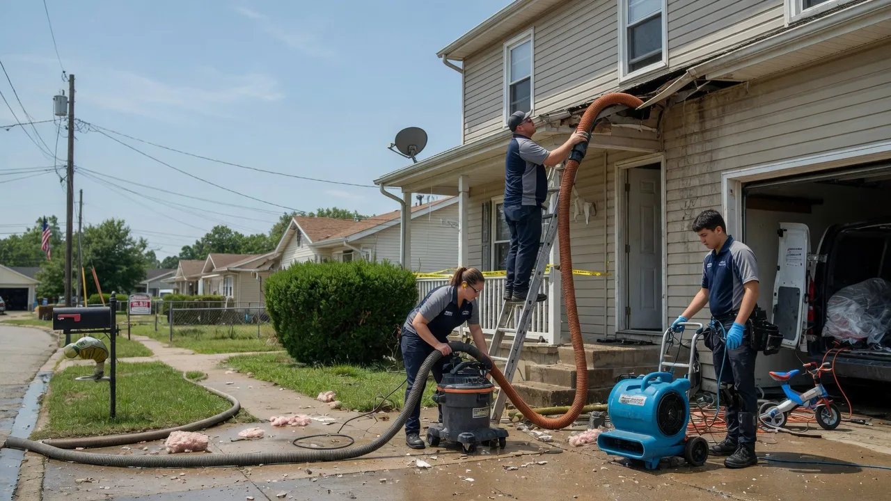Water Damage Restoration in Bellefontaine, OH near me